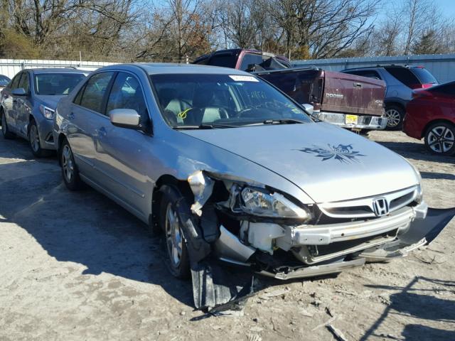 1HGCM56887A026699 - 2007 HONDA ACCORD EX SILVER photo 1