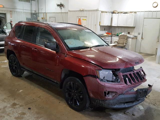 1C4NJDBB9FD293178 - 2015 JEEP COMPASS SP RED photo 1