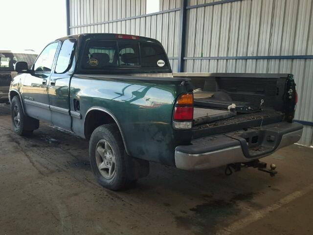 5TBRT34152S282826 - 2002 TOYOTA TUNDRA ACC GREEN photo 3