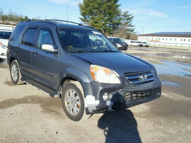 SHSRD77886U438929 - 2006 HONDA CR-V EX SILVER photo 1