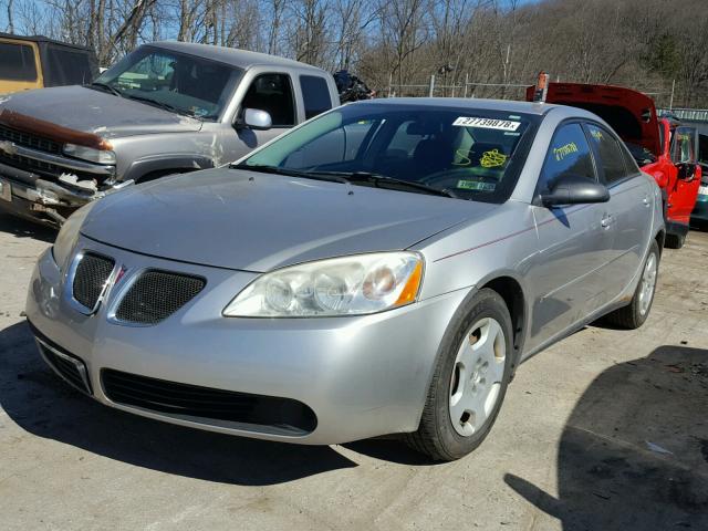 1G2ZF58B174205049 - 2007 PONTIAC G6 VALUE L SILVER photo 2