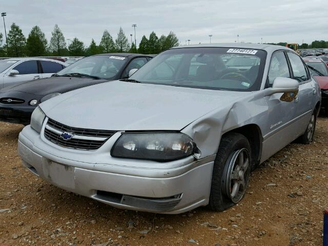 2G1WH52K849229724 - 2004 CHEVROLET IMPALA SILVER photo 2