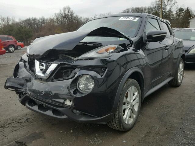 JN8AF5MVXFT550968 - 2015 NISSAN JUKE S BLACK photo 2