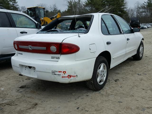 1G1JC52F137245159 - 2003 CHEVROLET CAVALIER WHITE photo 4