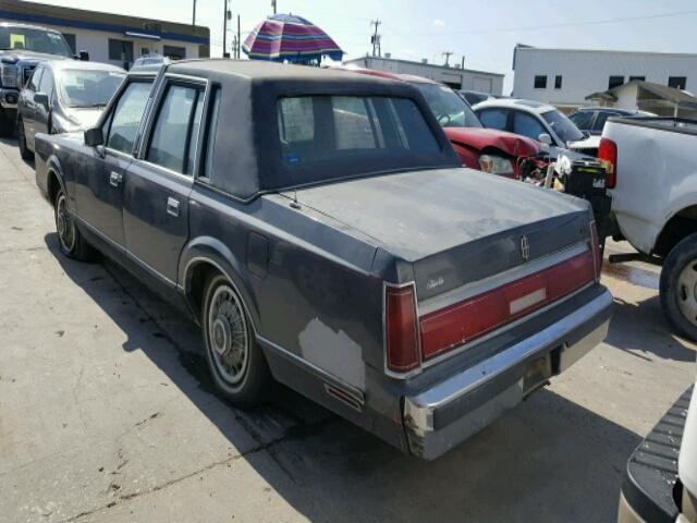 1LNBP96F9FY732685 - 1985 LINCOLN TOWN CAR GRAY photo 3