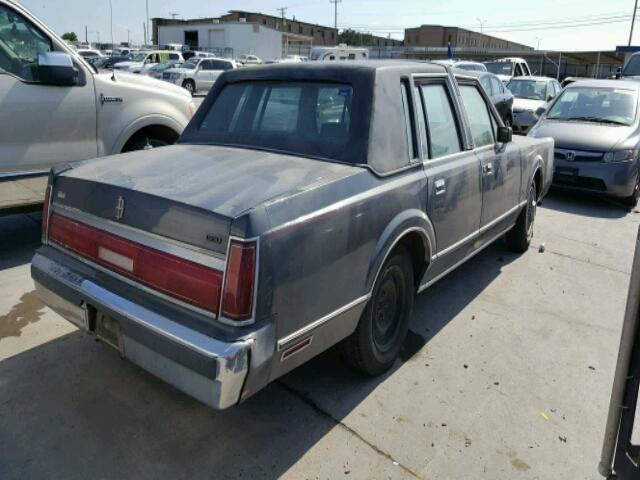 1LNBP96F9FY732685 - 1985 LINCOLN TOWN CAR GRAY photo 4