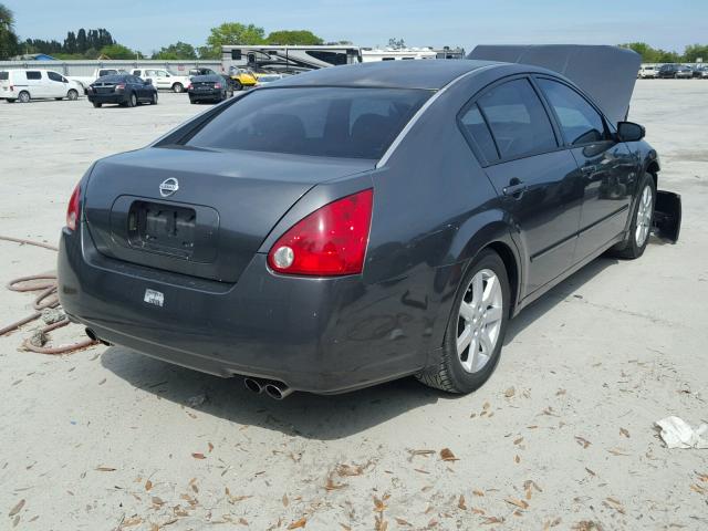 1N4BA41E55C877358 - 2005 NISSAN MAXIMA SE GRAY photo 4