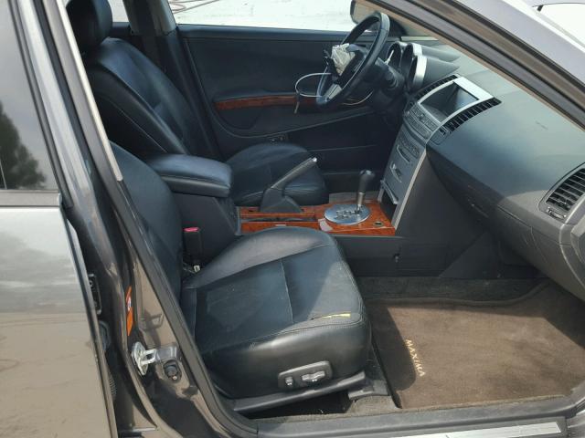 1N4BA41E55C877358 - 2005 NISSAN MAXIMA SE GRAY photo 5