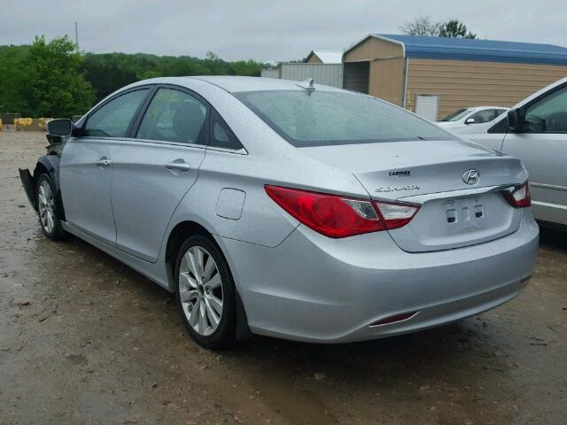 5NPEB4ACXDH601246 - 2013 HYUNDAI SONATA GLS SILVER photo 3