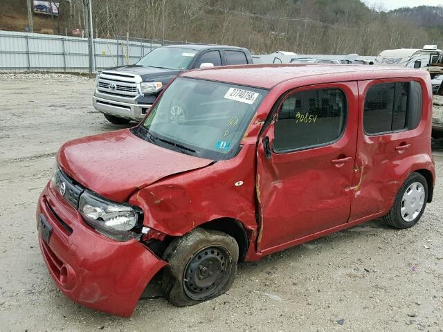 JN8AZ2KR7AT165369 - 2010 NISSAN CUBE BASE RED photo 9