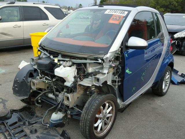WMEEK31XX8K187214 - 2008 SMART FORTWO PAS 蓝色 照片 1