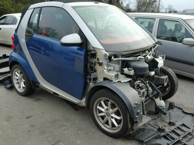 WMEEK31XX8K187214 - 2008 SMART FORTWO PAS BLUE photo 4