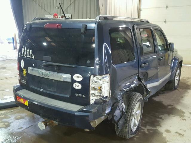 1J8GN58K18W215682 - 2008 JEEP LIBERTY LI BLUE photo 4