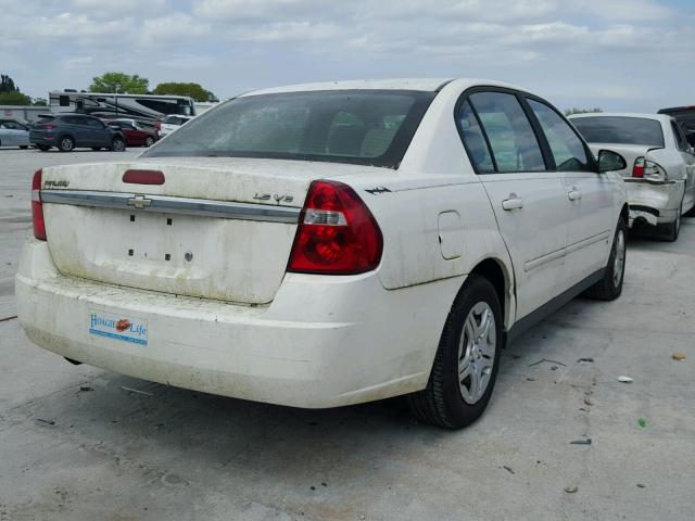 1G1ZS53F76F181983 - 2006 CHEVROLET MALIBU LS WHITE photo 4