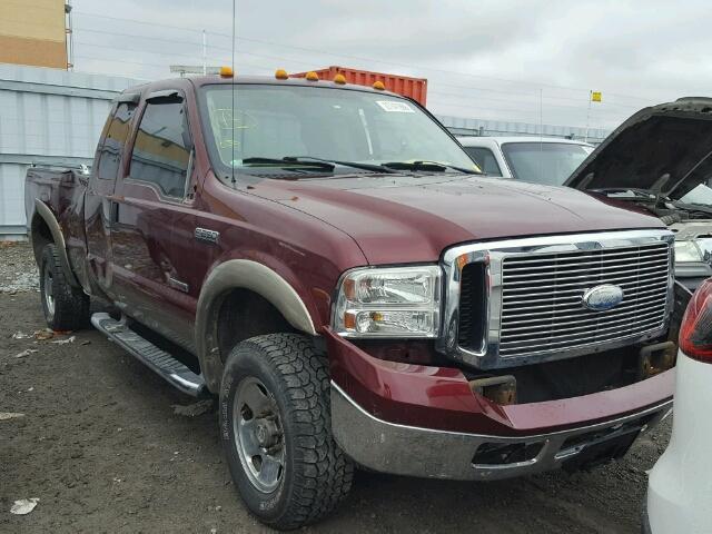 1FTSX21P56EB48586 - 2006 FORD F250 SUPER RED photo 1