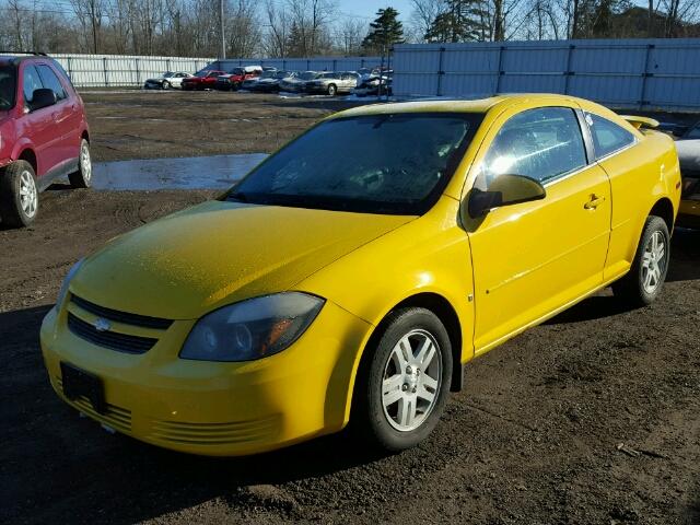 1G1AL15F967689754 - 2006 CHEVROLET COBALT LT YELLOW photo 2