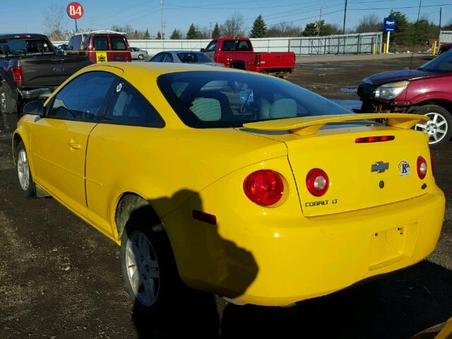 1G1AL15F967689754 - 2006 CHEVROLET COBALT LT YELLOW photo 3