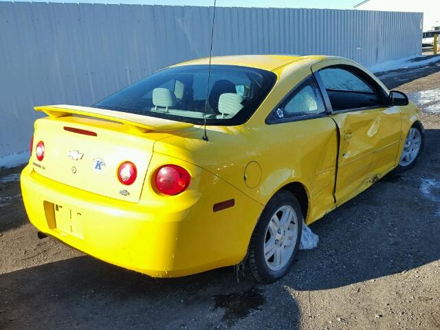 1G1AL15F967689754 - 2006 CHEVROLET COBALT LT YELLOW photo 4