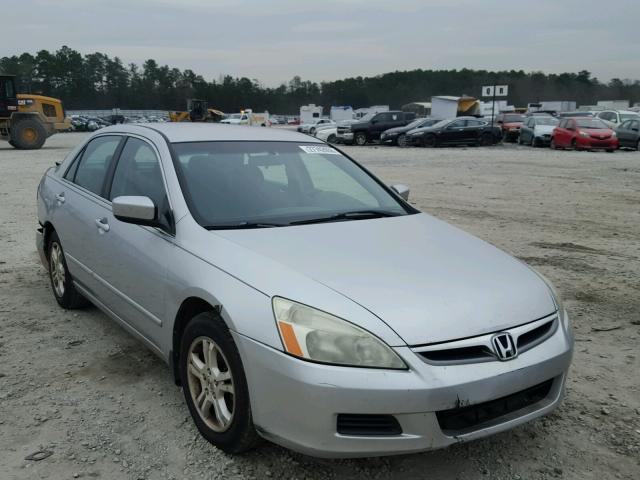 1HGCM56306A087015 - 2006 HONDA ACCORD SE SILVER photo 1