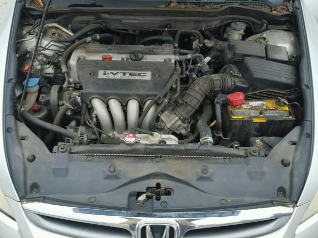 1HGCM56306A087015 - 2006 HONDA ACCORD SE SILVER photo 7