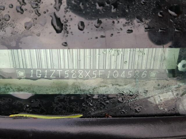 1G1ZT528X5F104586 - 2005 CHEVROLET MALIBU LS ოქროსფერი ფოტო 10