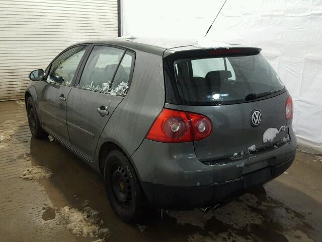 WVWDS71K37W079966 - 2007 VOLKSWAGEN RABBIT GRAY photo 3