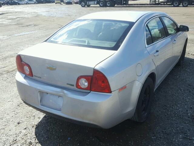 1G1ZA5EU9BF300075 - 2011 CHEVROLET MALIBU LS 银色 照片 4