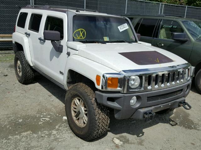 5GTDN136968201455 - 2006 HUMMER H3 WHITE photo 1