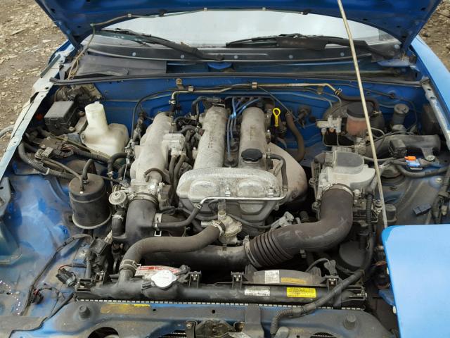 JM1NA3518M1220590 - 1991 MAZDA MX-5 MIATA BLUE photo 7