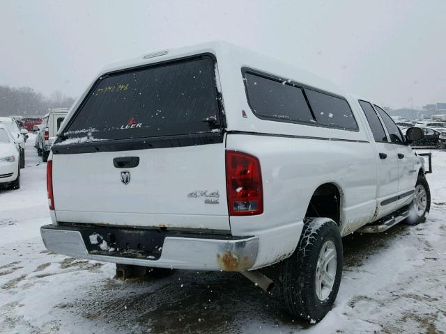 1D7HU18206J157121 - 2006 DODGE RAM 1500 S WHITE photo 4