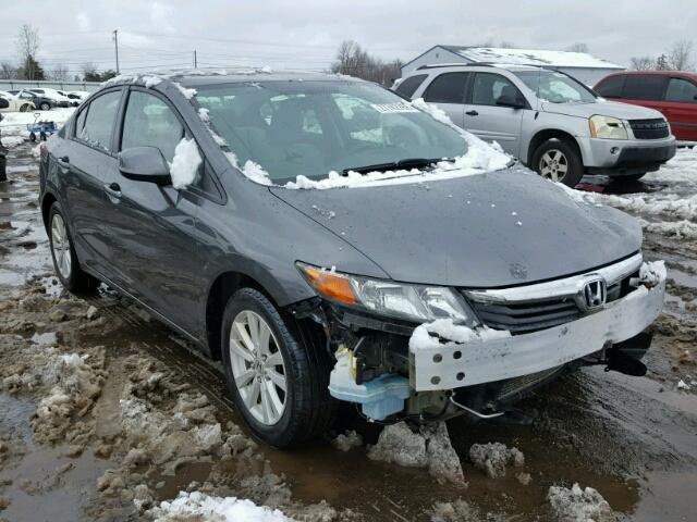 19XFB2F86CE023968 - 2012 HONDA CIVIC EX ნაცრისფერი ფოტო 1