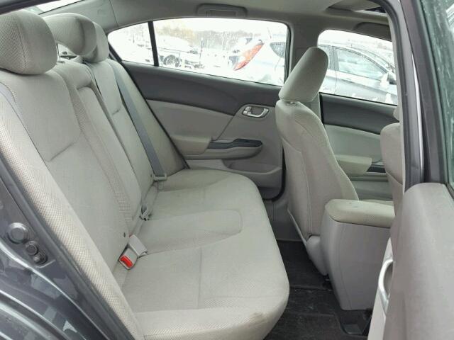 19XFB2F86CE023968 - 2012 HONDA CIVIC EX ნაცრისფერი ფოტო 6