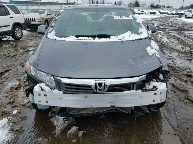 19XFB2F86CE023968 - 2012 HONDA CIVIC EX GRAY photo 9