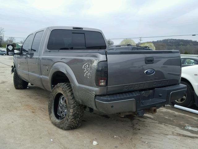 1FT7W2BT8CEB13153 - 2012 FORD F250 SUPER GRAY photo 3