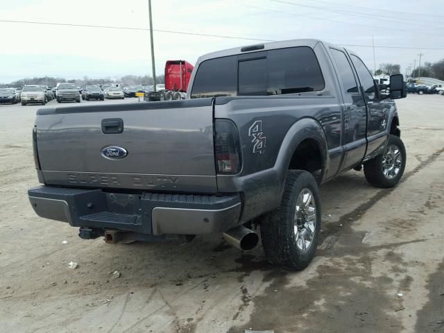 1FT7W2BT8CEB13153 - 2012 FORD F250 SUPER GRAY photo 4