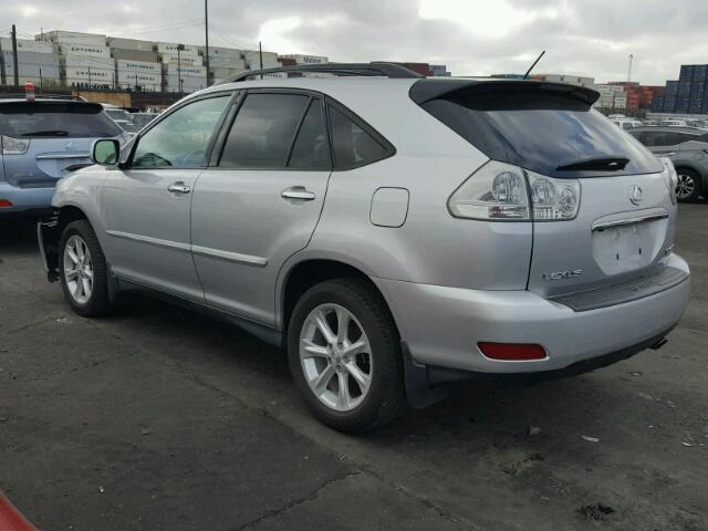 2T2GK31U99C058084 - 2009 LEXUS RX 350 SILVER photo 3