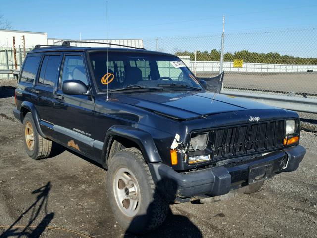 1J4FF68S9XL507807 - 1999 JEEP CHEROKEE S BLUE photo 1