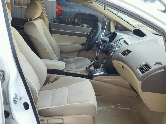 1HGFA16836L027972 - 2006 HONDA CIVIC EX თეთრი ფოტო 5