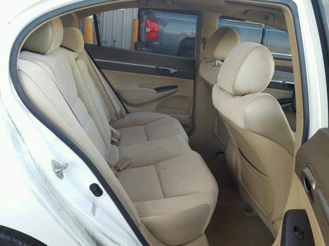 1HGFA16836L027972 - 2006 HONDA CIVIC EX თეთრი ფოტო 6