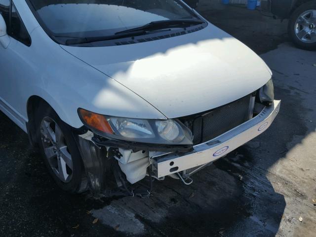 1HGFA16836L027972 - 2006 HONDA CIVIC EX თეთრი ფოტო 9