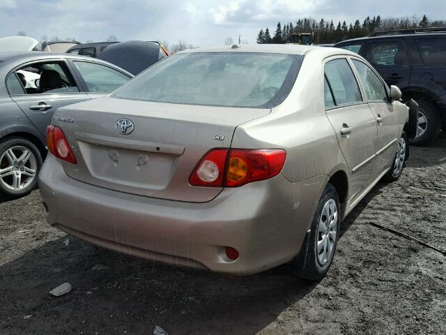 2T1BU4EE7AC299695 - 2010 TOYOTA COROLLA BA BEIGE photo 4