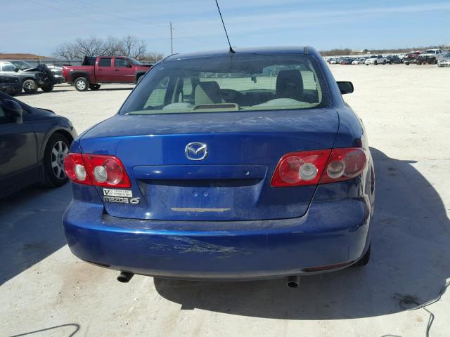 1YVFP80DX45N77158 - 2004 MAZDA 6 S BLUE photo 10