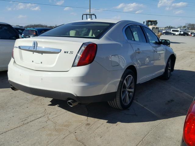 1LNHM93R59G627038 - 2009 LINCOLN MKS WHITE photo 4