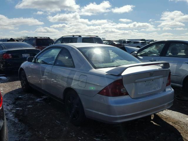 1HGEM22062L080975 - 2002 HONDA CIVIC EX SILVER photo 3