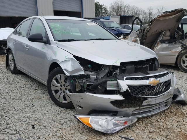 1G1PA5SH2E7467455 - 2014 CHEVROLET CRUZE LS SILVER photo 1