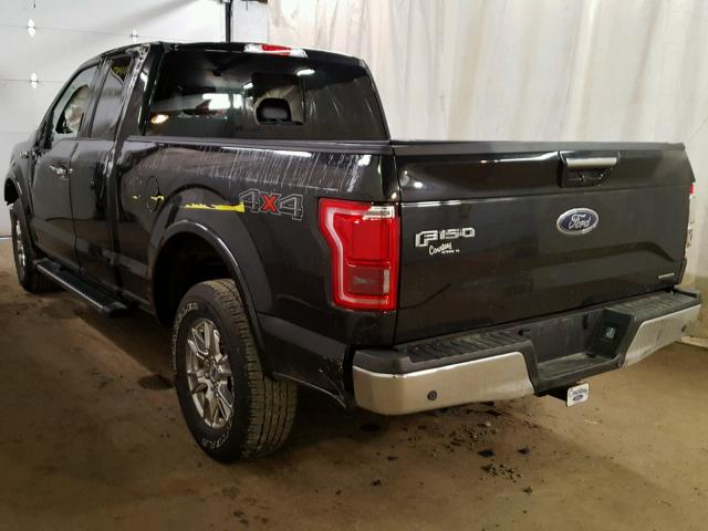 1FTFX1EF1FFC75956 - 2015 FORD F150 SUPER BLACK photo 3