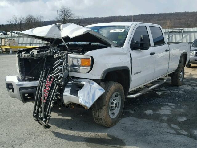 1GT12XE86FF163571 - 2015 GMC SIERRA K25 WHITE photo 2