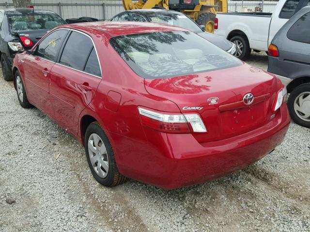 4T1BB46K89U068986 - 2009 TOYOTA CAMRY HYBR RED photo 3