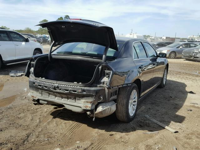 2C3CCAAGXEH269460 - 2014 CHRYSLER 300 BLACK photo 4