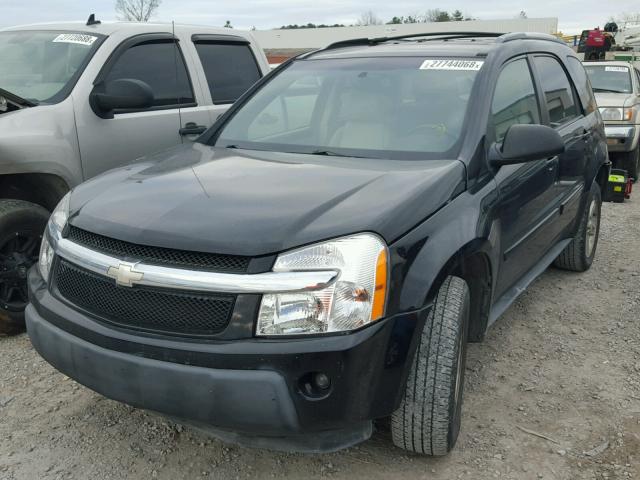 2CNDL73F856008746 - 2005 CHEVROLET EQUINOX LT BLACK photo 2